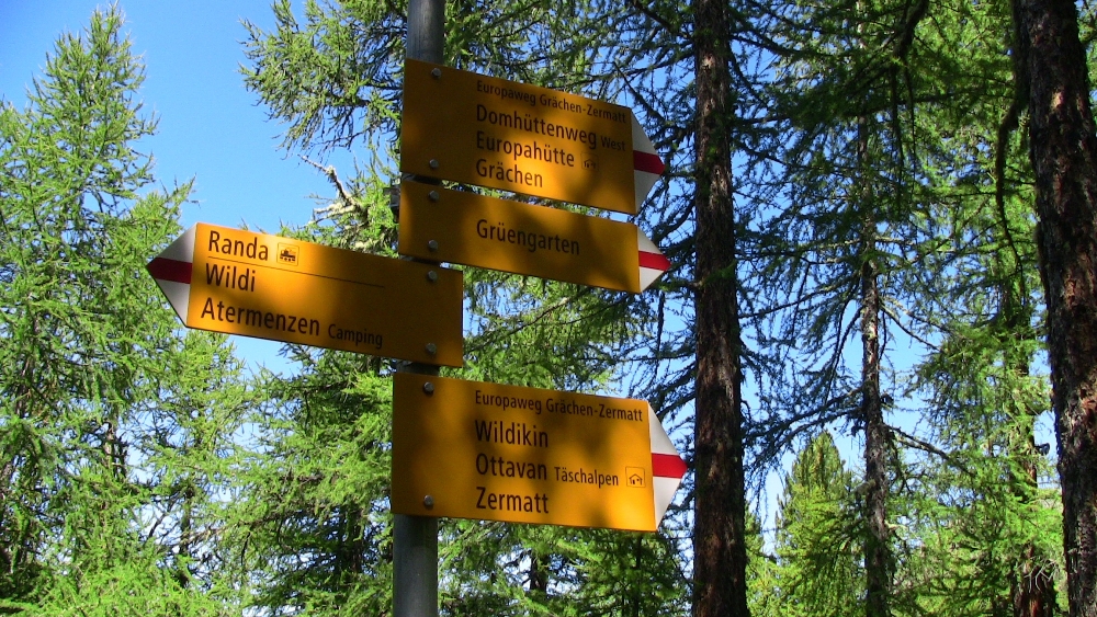 Europaweg／瑞士／旅遊／健行步道