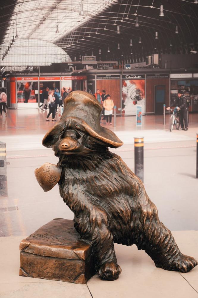 帕丁頓熊／帕丁頓車站／倫敦／英國